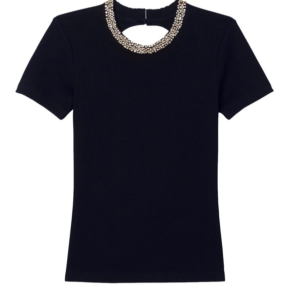 Sandro Rimini Embellished Tee - Picture 5 of 9